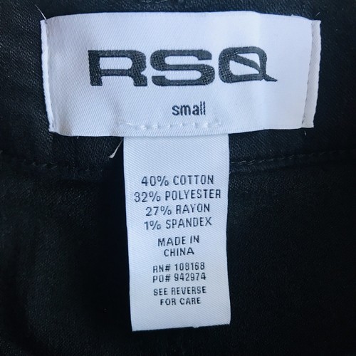 RSQ Pleated Denim Black Cheer Skirt Size Small - Picture 8 of 10