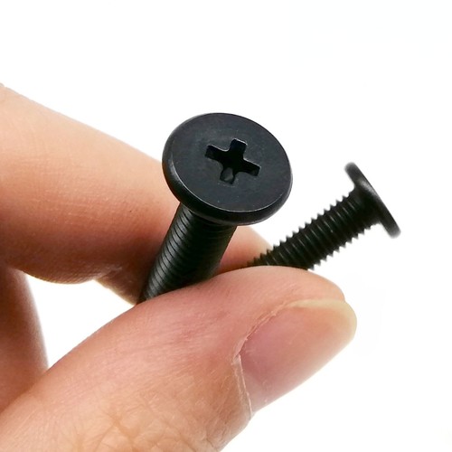 M2-M5 schwarz Edelstahl Kreuzschlitz ultradünn flach Waferkopf Schraube Set - Bild 7 von 9