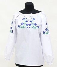 Traditionelle ukrainische bestickte Wyshyvanka M&auml;dchen Baumwollbluse