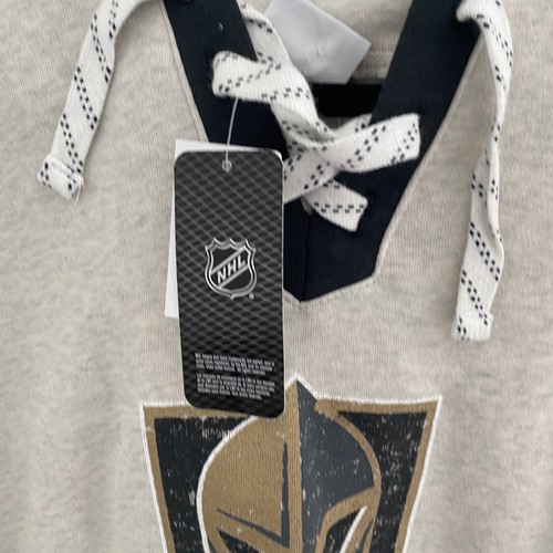 Vegas Golden Knights VGK Pullover Hoodie Off White & Black Langarm Meduim - Bild 3 von 8