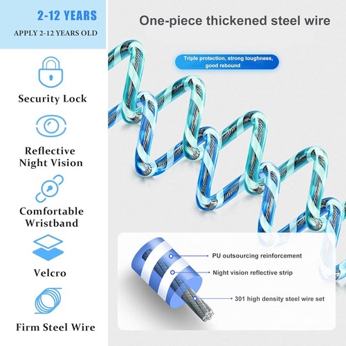 Enlace de muñeca antipérdida, correa para caminar con arnés para niños pequeños - Picture 14 of 27