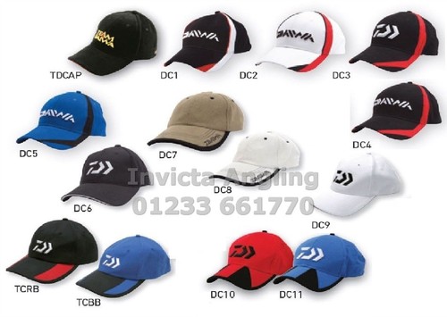 Brand New Daiwa Baseball Cap - Complete Range Available
