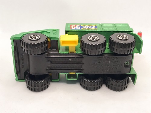 MATCHBOX BATTLE KINGS K-14 / K-110 MILITARY ARMY RECOVERY VEHICLE METALLIC GREEN - Picture 5 of 5