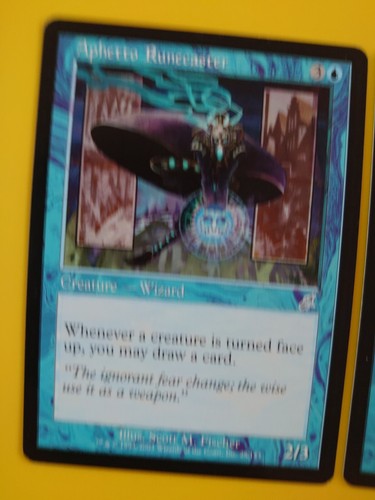 MTG Card. Aphetto Runecaster x2 Scourge Wizard - Picture 3 of 6