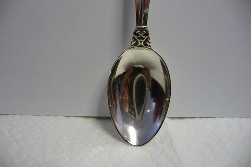 Georg Jensen Kaffeelöffel 13cm Königin / Acanthus 925 Sterlingsilber , 21095 - Bild 2 von 12