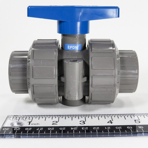 Plast-O-Matic True Blue 1" True-Union Kugelhahn MBV100EPS-CP (Pls LESEN) NEU - Bild 8 von 22
