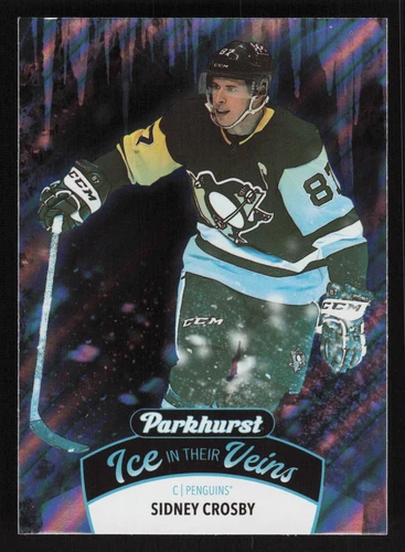 2021-22 Parkhurst #IV-3 Sidney Crosby Ice in the Veins Card TCCCX