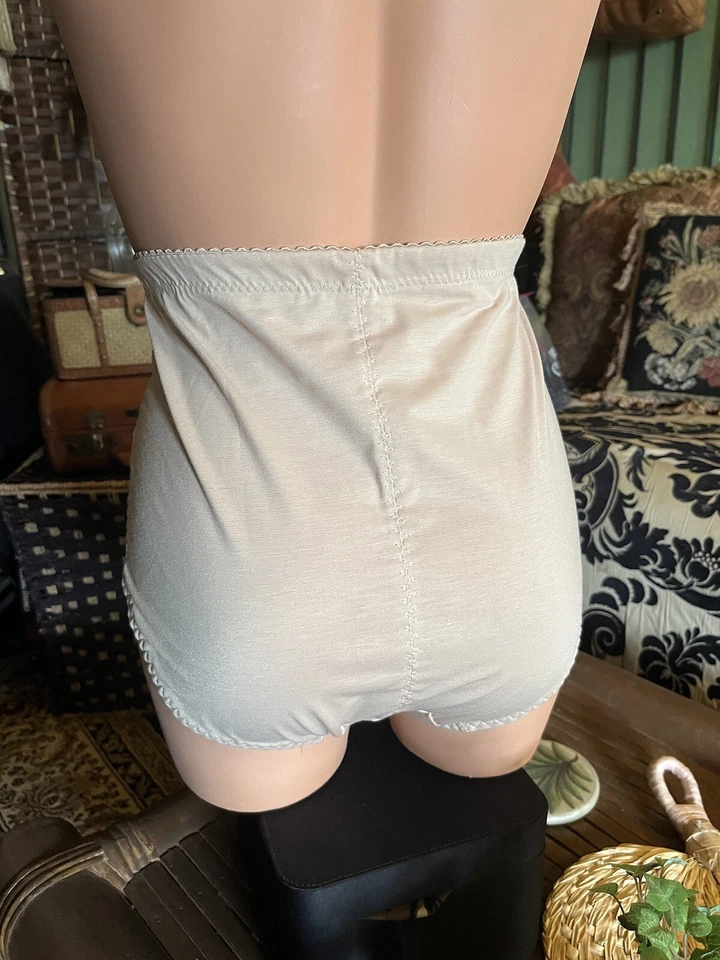 ANGELINA Shaper Panties L beige Zipper Pocket Travel Briefs Shapewear high waist - Image 2 of 4