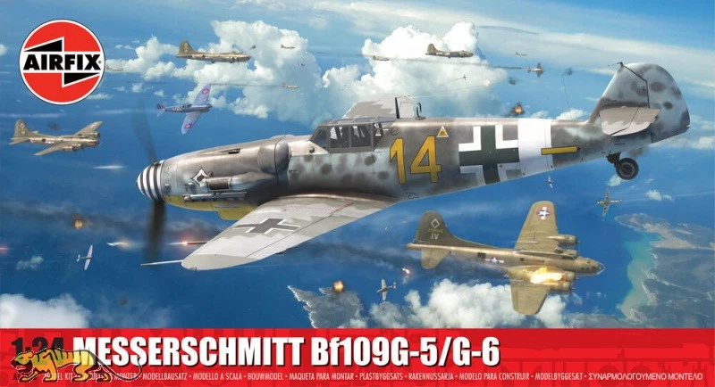 Airfix A17003 Messerschmitt Bf 109 G-5 / G-6 - 1:24