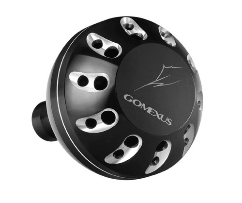 Gomexus D45BKBKSR-G Knob Alu Black Silver 45mm Daiwa L (2745) - Bild 3 von 6
