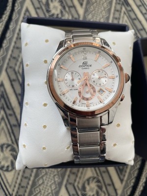 casio ef-530p-7avdf casio edifice sheen pair design mens watch with box