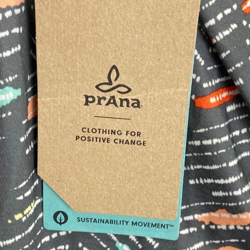 Prana Skypath Dress Black Geo Print Performance Knit Size XL NWT - Picture 8 of 8