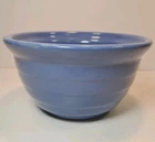Vtg Bauer Pottery 6" Blue Beehive Mixing Bowl
