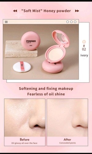 HiVi Makeup Gift Box Powder Glue Record Limited Lipstick Powder Korean MakeupSet - Picture 5 of 8