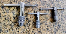🗽T HANDLE TAP WRENCHES SET OF 3 MACHINIST/TOOLMAKER