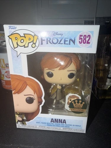 Anna (582) (Frozen) Gold Princess Funko Shop Exclusive Pop & Pin