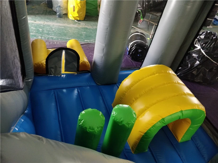 Profi Hüpfburg Drachenschloß Ritterburg Schloß 6x5m Rutsche Bouncy Castle - Bild 4 von 4