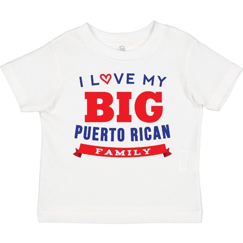 Inktastic Big Puerto Rican Family Reunion Toddler T-Shirt Proud Pride Child Kid