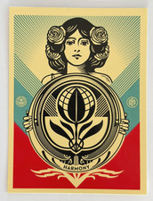 OFFICIAL SHEPARD FAIREY OBEY GIANT HARMONY VINYL STICKER 3