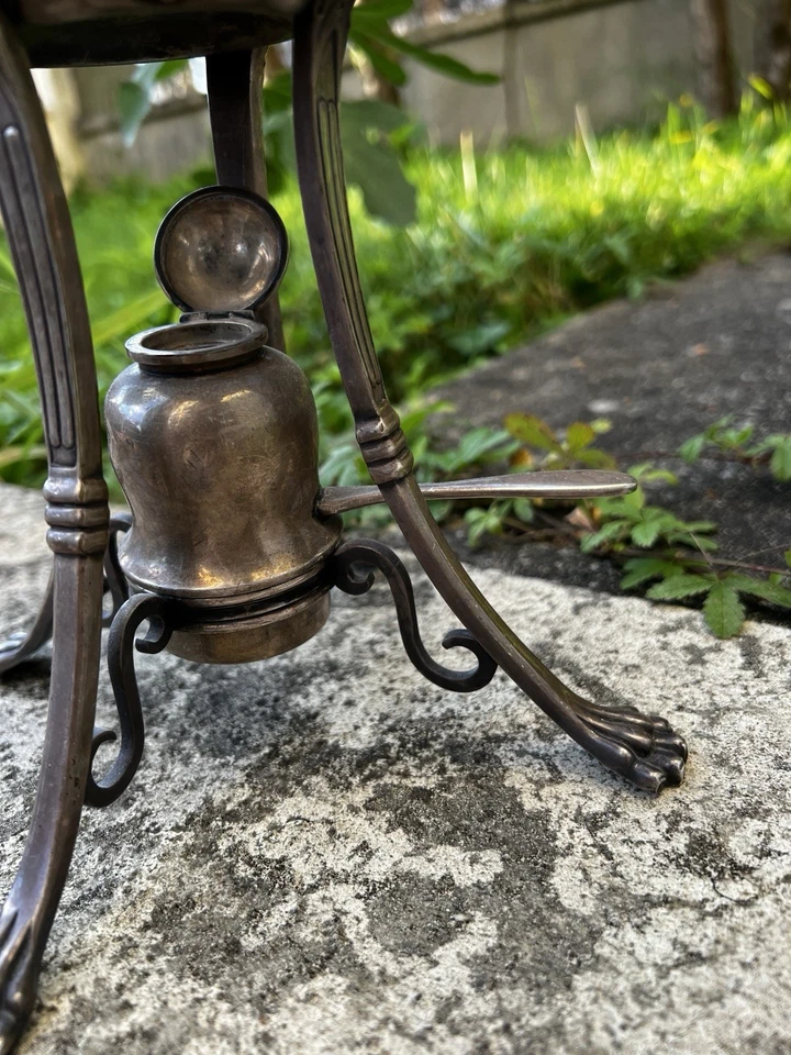 Ancienne urne à thé / samovar sur pied - Photo 2/4