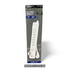 Commercial Electric 6ft 7-Outlet Surge Protector with USB in White HDC706UCW