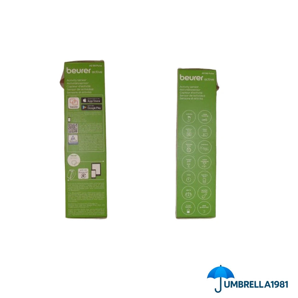 BEURER_AKTIVITÄTSSENSOR_AS_98_Uhr_SMARTWATCH_PULSE_FIT_BLUETOOTH_APP_NEU!! - Bild 2 von 2