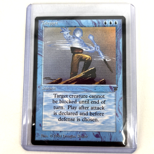 English Teleport MTG Legends Magic The Gathering 1994 UNPLAYED - Picture 1 of 9