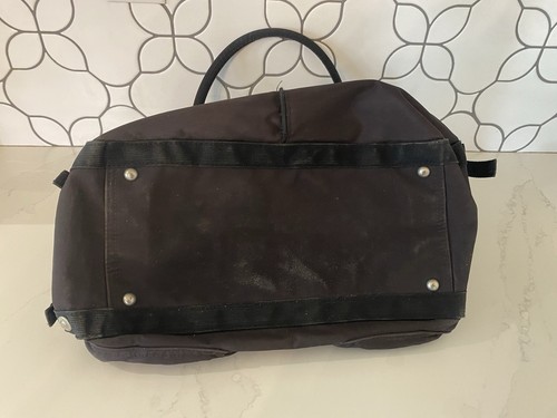 George Gina & Lucy Daisy Saddle Vintage Grey/Black Bag Read - Picture 7 of 13