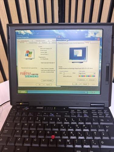 Rare IBM Thinkpad 600 - De-Rubberised, Upgraded, Restored Windows XP 256Mb TFT - Afbeelding 18 van 18