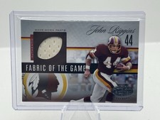 John Riggins Patch 051/100 2006 Leaf Certified Fabric of the Game #32 Washington