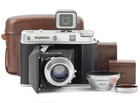 Voigtlander Perkeo 35mm Składana kamera filmowa z kolorowym skoparem 3,5/80mm