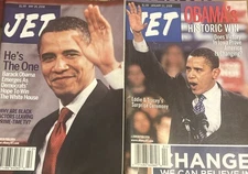 Two Obama jet magazines 2008