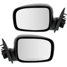 Manual Mirror Set Of 2 For 2004-2012 Chevy Colorado Textured Black Manual Fold