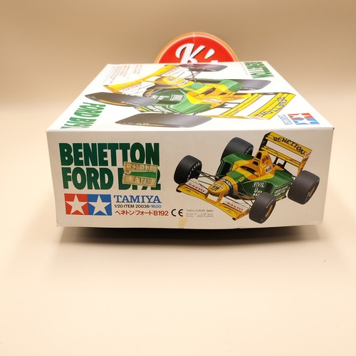 Tamiya 1/20 Benetton Ford B192 1992 Schumacher Brundle Formula Kit model 20036 - Picture 3 of 14
