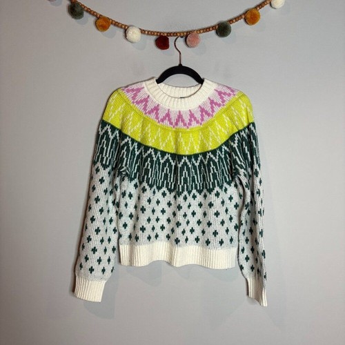 Old Navy Fair Isle colorful sweater