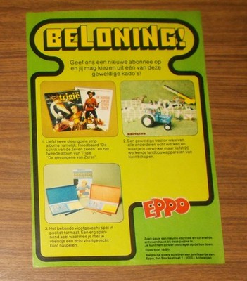 Rare Advertising BRITAINS Ford Tractor EPPO Promo #1 1976