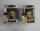 Funko Pop Bruce Lee Lot #218 #219 Bait Exclusive Movies Vinyl Figures Protectors