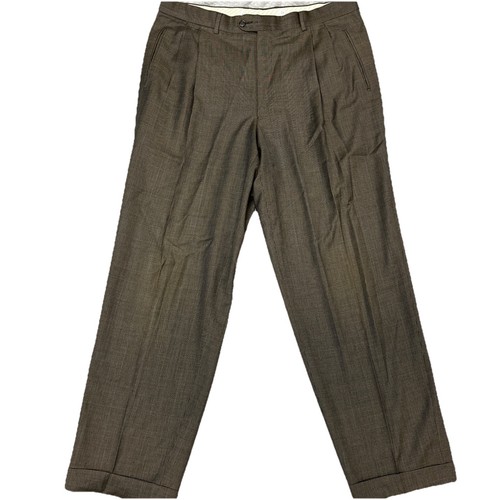 Ermenegildo Zegna Trofeo Anzug Herren 56 Braun Wolle 2 Teiler Set 3 Knopf Sakko Hose - Bild 11 von 16