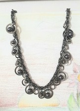 PAPARAZZI JEWELRY Necklace And Earring Set NWT Gunmetal Tone