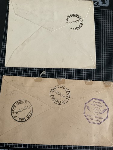 First Official Air Mail From Australia To UK, QANTAS Inaugural, very rare 1930’s - Picture 13 of 24