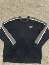 Harley Davidson Mens Black Sweater With Strip On SleevesSz Xl