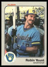 #51 Robin Yount 1983 Fleer