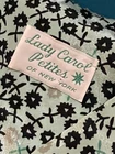 Vintage Lady Carroll Petite blue, tiny flower Print Day Dress
