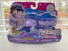 Fingerlings Baby Axolotl Interactive Robotic Pet Auggie - Purple - NEW - Sealed