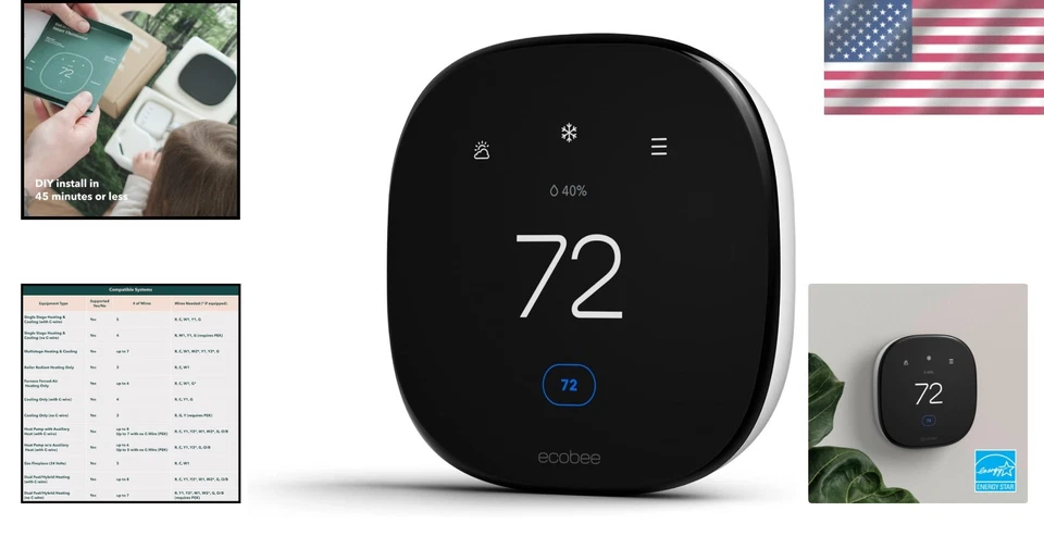 Energy Saving Thermostat - Works with Google Assistant - Image 2 of 4