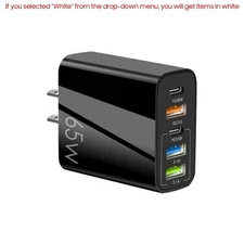 For iPhone 15 16 13 11 65W Fast Charger Block USB Type C Wall Power Adapter Lot