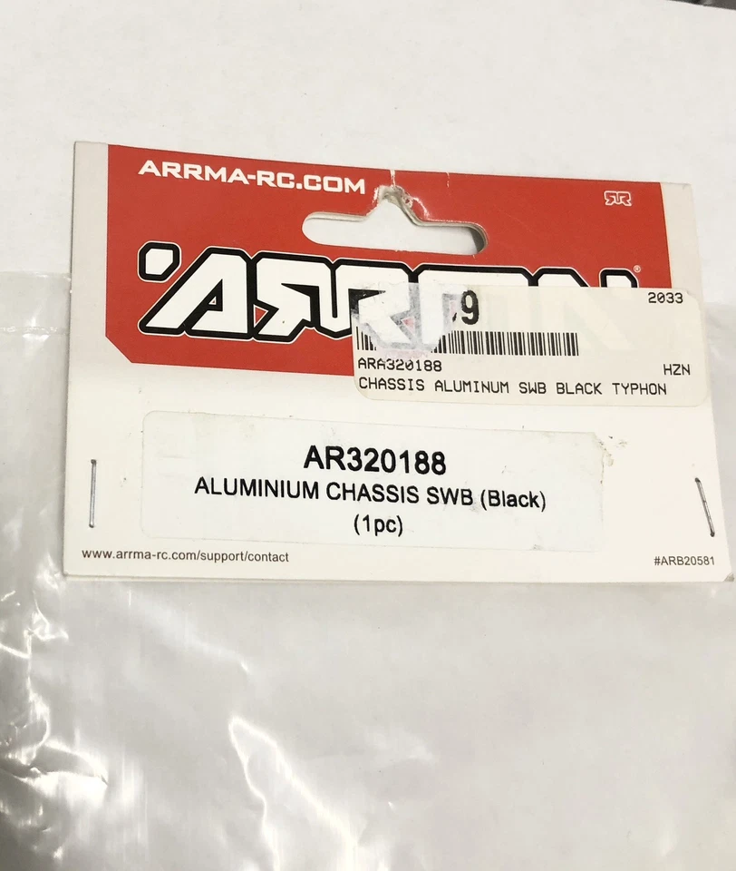 Arrma AR320188 (Short Wheel Base)Aluminum Chassis Outcast Typhon Notorious - Image 2 of 2