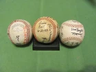 Lot of 3 Vintage Signed Baseballs.