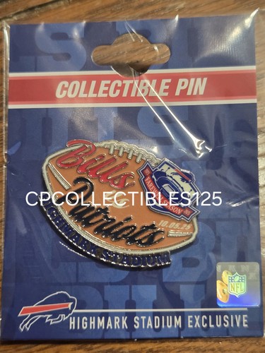 Buffalo Bills VS New England Patriots Game day Pin 10/05/2025 Highmark NEW
