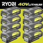 2PACK 8PACK 8.0Ah Battery 40 Volt for Ryobi 40V Lithium OP40602 Battery with LED